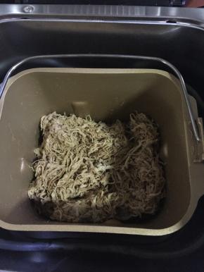 搅拌好肉，先果酱程序1小时20分钟