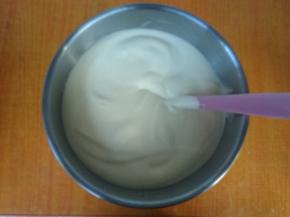 混合均匀的蛋糊。