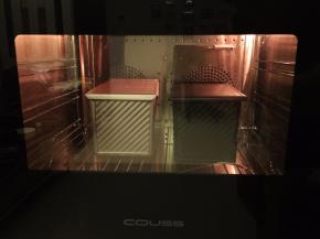 卡士960A蒸汽风炉设置150度，时间为43分钟（预热8分钟、烘烤35分钟）