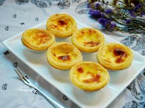 香香脆脆的蓝莓蛋挞就烤好啦！