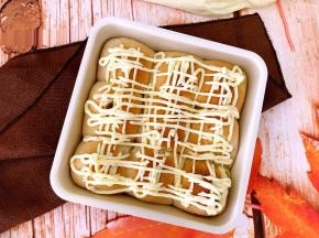 挤上剩下的豆乳。