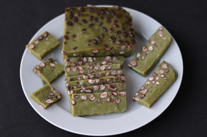 抹茶红豆年糕