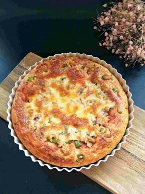 放入烤箱200度烘烤18-20分钟。