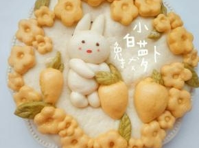 做完整个造型，面饼醒发的也差不多了。直接冷水入锅，开锅后蒸15分钟虚蒸五分钟出锅。
