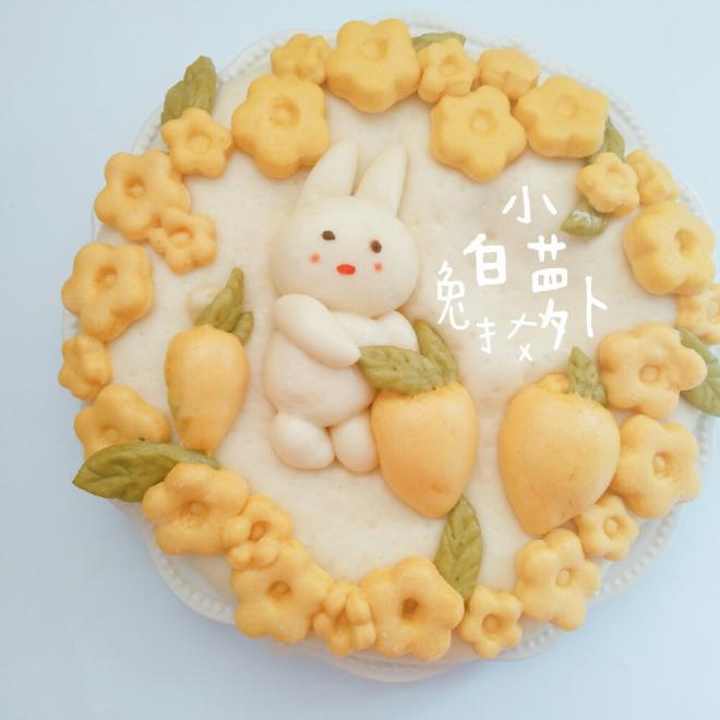 花样馒头之小白兔拔萝卜