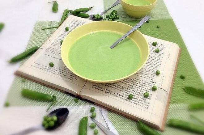 豌豆牛奶汤