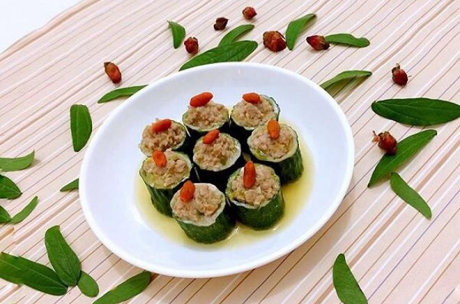 肉末酿黄瓜