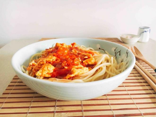 酸爽开胃  西红柿鸡蛋打卤面