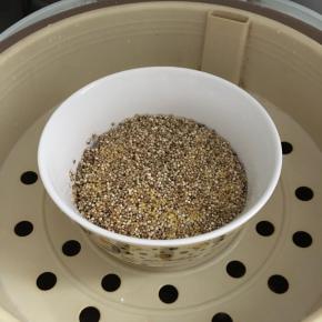 放跟米相平的水蒸半小时