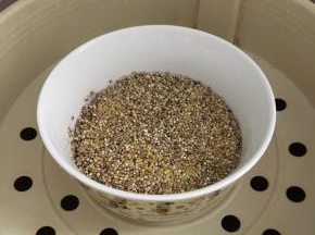 放跟米相平的水蒸半小时