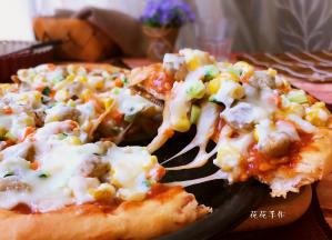 饼边也是满满的芝心哦。