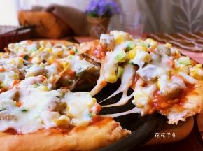 饼边也是满满的芝心哦。