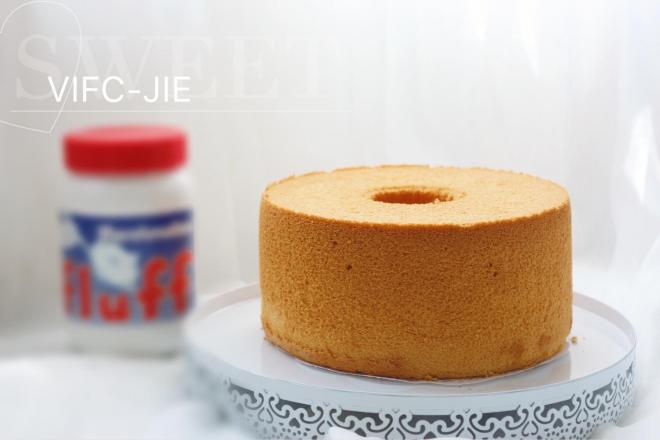 fluff香草棉花糖戚风蛋糕