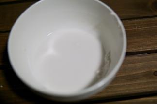 玉米淀粉用小量的水化开