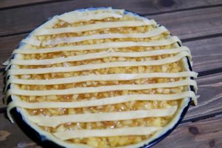 开始编漂亮的派皮花纹