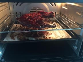 然后再放入烤箱中