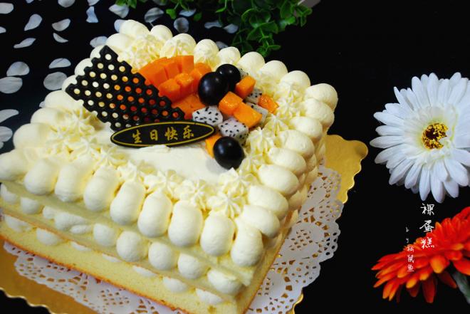 无色素、无负担——天然裸蛋糕