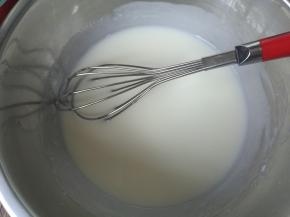 乳化完成的状态。