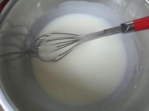 乳化完成的状态。