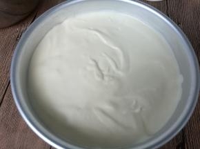 从高处倒入模具八分满，防止卷入空气，轻震两下震出大气孔。