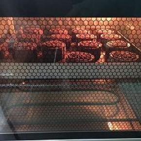 12. 送进烤箱中层上下温度170度20分钟