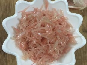 7. 柚子肉剥出待用