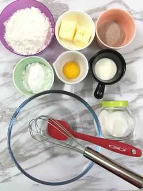 1. 所有材料，工具