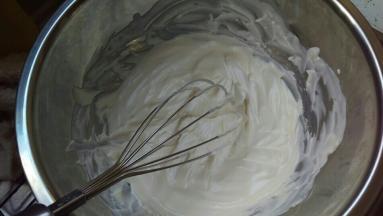 搅拌后顺滑状态是这样。