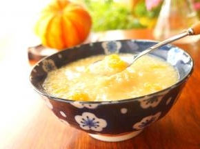 超级好喝的南瓜小米粥就熬好了