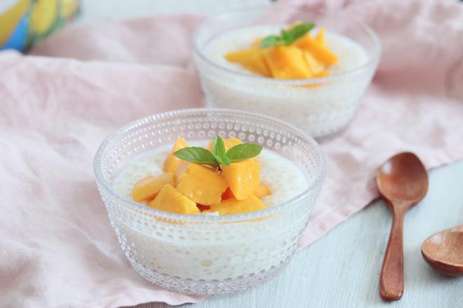芒果牛奶燕麦西米露