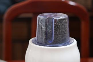 9.进行搅打，不要过分搅打会出油的