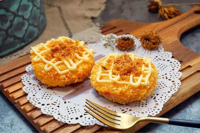 沙拉土豆茄心饼