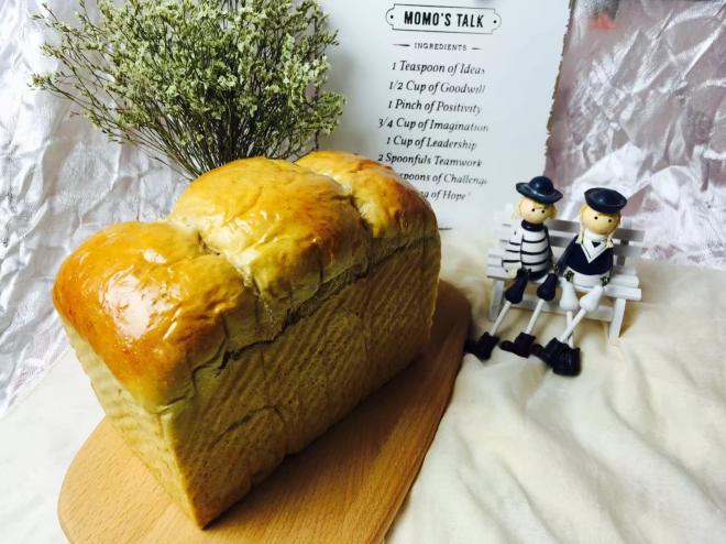 棉花糖焦糖土司