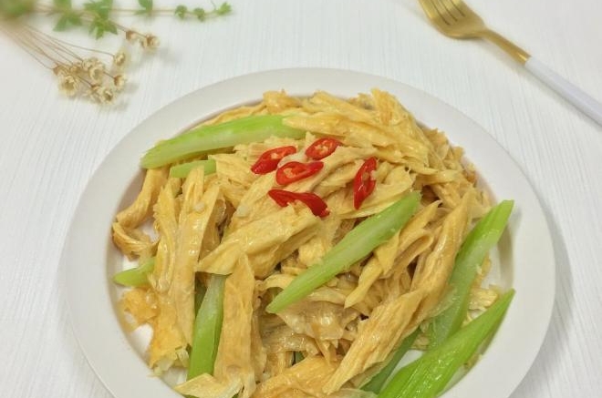 腐竹炒西芹