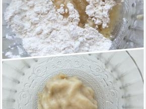 油酥材料加在一起活成油酥面。
面皮和油酥分成六份。
擀开一个包入油酥
收口向下
擀成椭圆形
有上向下依次卷起醒发五分钟
再次擀开有上向下依次卷起
拿一个剂子两边像中间挤压
按扁擀开包入红糖馅料
用手按扁沾点水粘上芝麻，烤箱200度20分钟
！热吃小心红糖烫嘴哦
烤箱不同时间温度需要根据自己的烤箱调整馅料干了加点水能活成团就行。