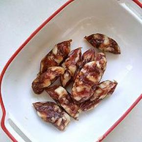 腊肠切片