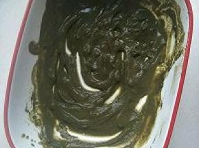 绿茶粉热水化开