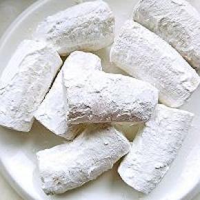 香蕉全部沾满淀粉