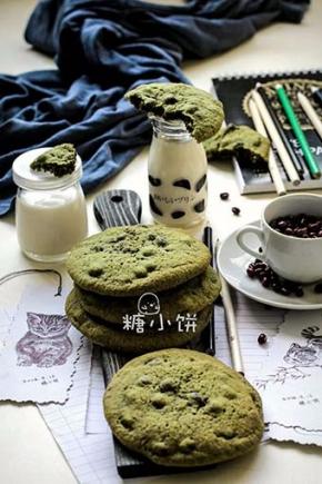 抹茶蜜豆大曲奇