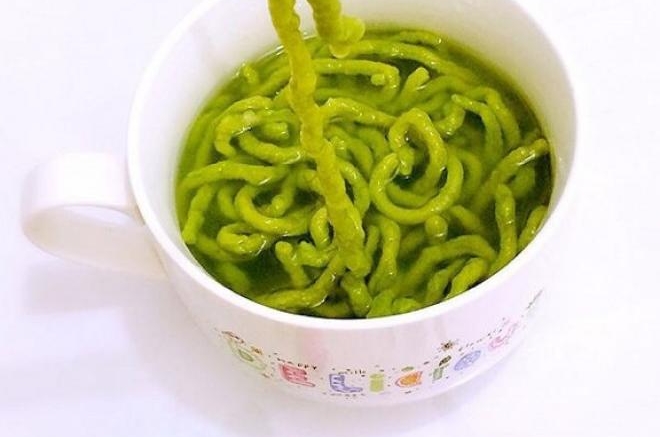 自制菠菜面条