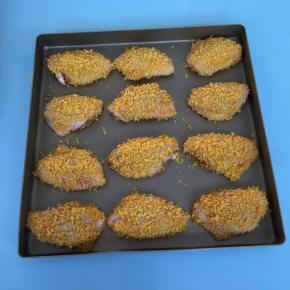 码放入不粘烤盘中。