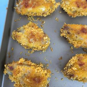 取出，逐个翻面。