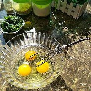 准备食材薄荷洗净去杆留叶