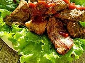 多汁美味的牛排