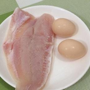 食材：龙利鱼柳和鸡蛋