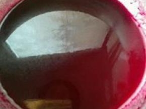 1. 甜菜汁加糖15克加玉米油搅打均匀