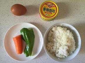 准备好部分食材