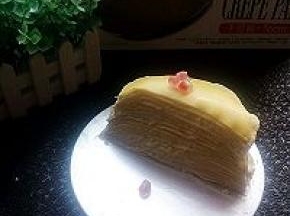 冷藏才能切的漂亮，我这做好着急照相，切的不美丽。有句话说一切美好的事物都需要耐心的等待，这句话一点不假。