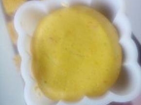 南瓜面饼放进模具