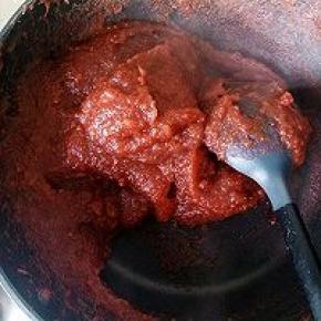 熬到粘稠的状态